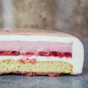 Braškinis tortas "Romantika" receptas